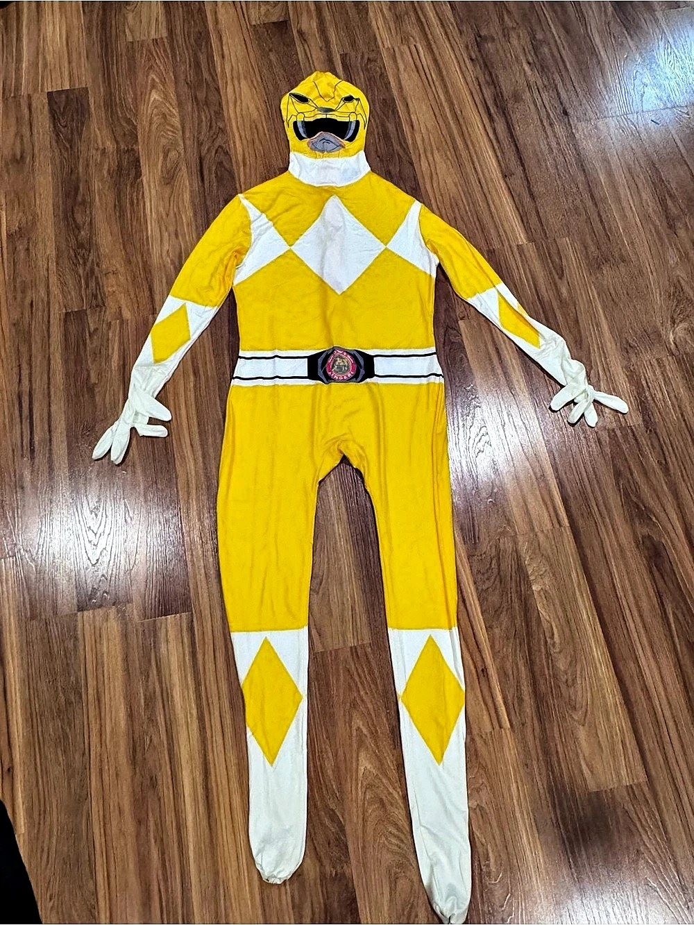 Adult Yellow Power Ranger Costume - L